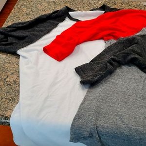 Grunt style baseball undershirts